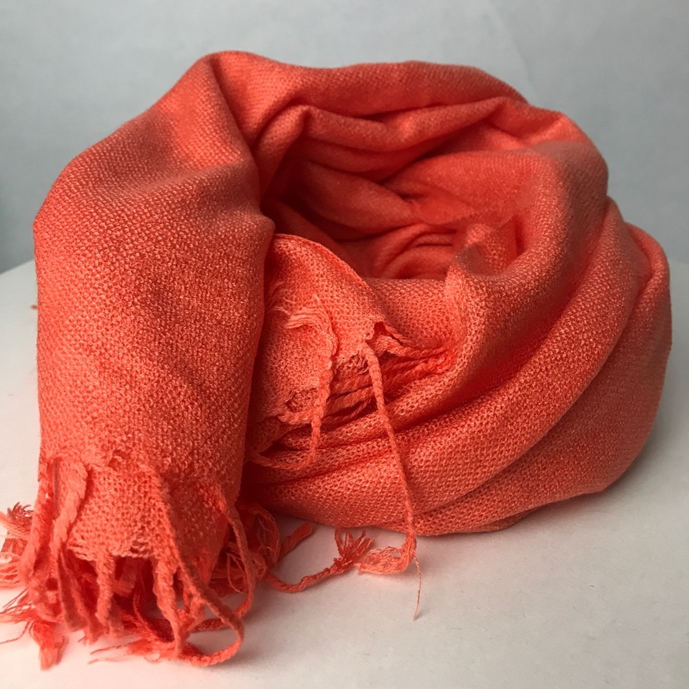 Faux Cashmere Pashmina NWT - Orange